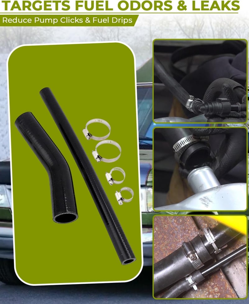 Foruly for Complete Fuel Tank Fill Neck & Vent Hose Kit for 2000-2005 Ford Excursion Gas V8/V10 - Replaces Leaking Hoses & Clamps (Fits 2003, 2004) - Image 4